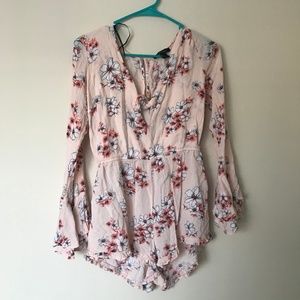 Forever 21 Floral Romper